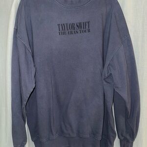 Taylor Swift Gray Crewneck Sweater The Eras Tour
